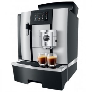 Kaffeevollautomat schwarz aluminium